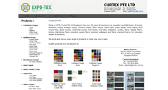 Desktop Screenshot of curtex.com.sg